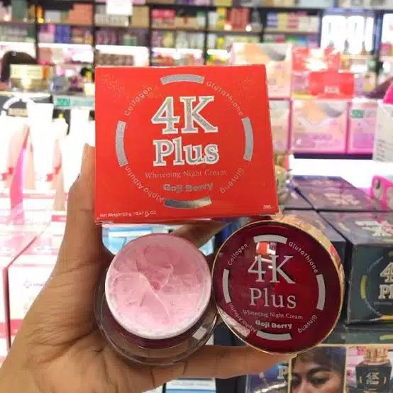 ORI WHITENING NIGHT CREAM 4K PLUS COLLAGEN ALPHA ARBUTIN GOJI BERRY