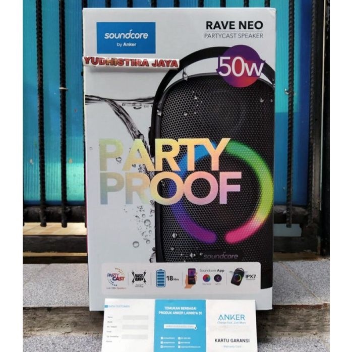 Anker Soundcore Rave Neo A3395 Speaker Bluetooth