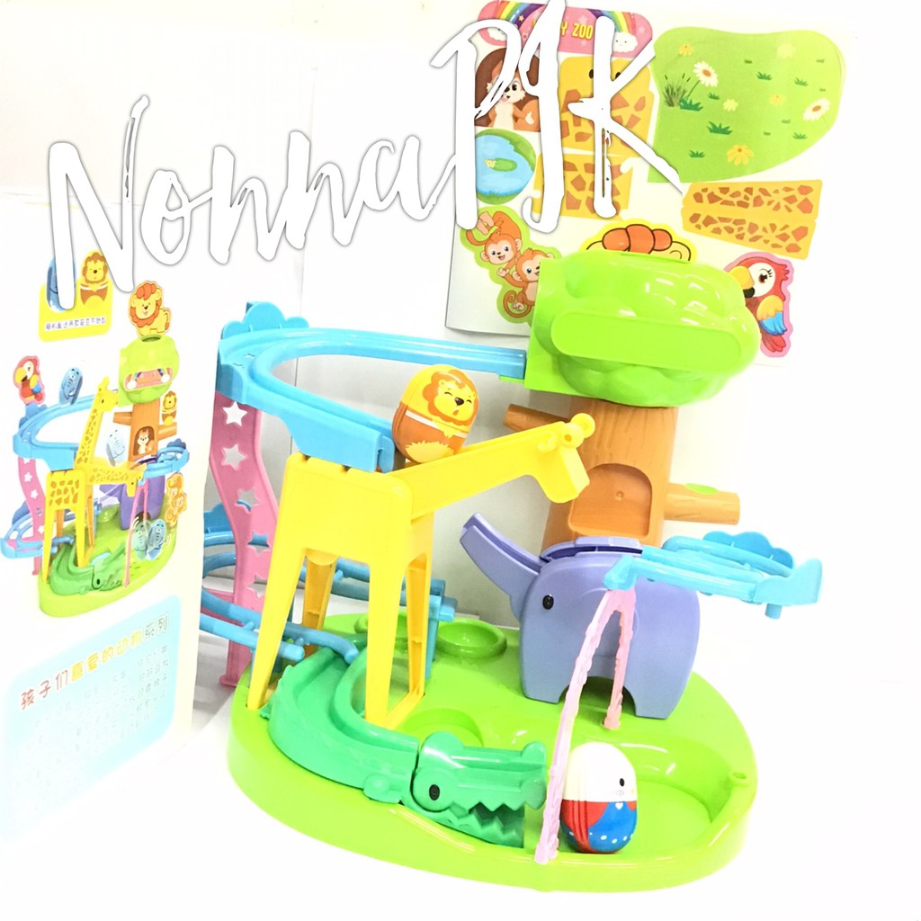  Mainan  Anak  Import Tumblers Twirlin Tumblin Animal Fun 