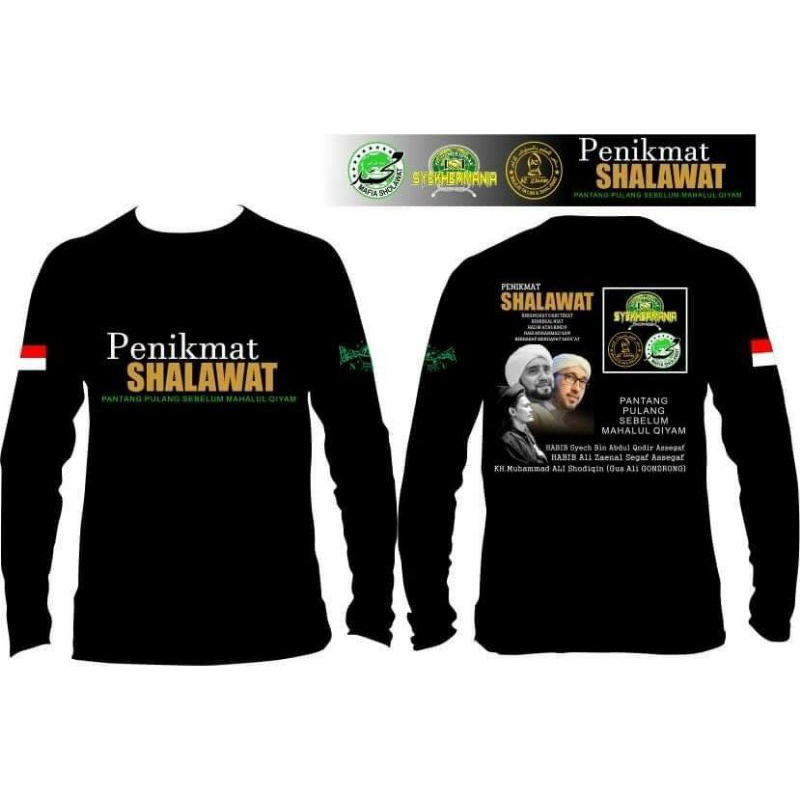●LONGSLEVE PENIKMAT SHOLAWAT - KAOS SHOLAWAT - KAOS MAFIA SHOLAWAT■