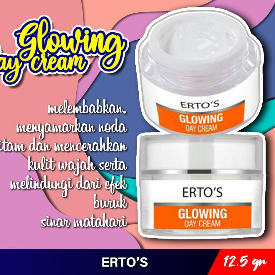 [ORI]  Glowing Day Cream Melembabkan dan Menyamarkan Noda Hitam dan Mencerahkan Kulit Wajah