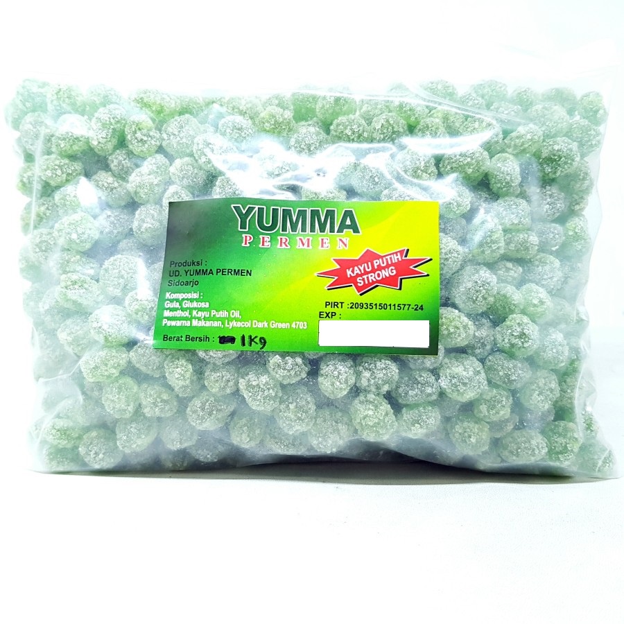 

YUMMA PERMEN KAYU PUTIH 1000gr POLOS