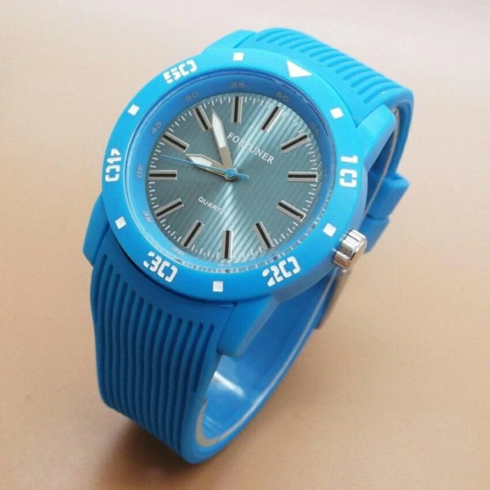 Jam Tangan Sport Wanita - Fortuner - Waterresist - RUBBER
