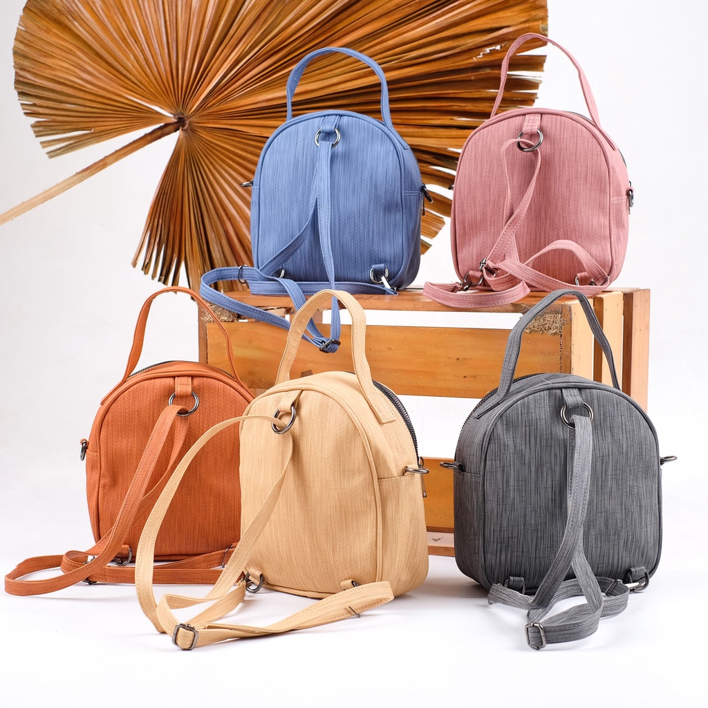 Tas Ransel cewek - cewek korea  Tas Jinjing Sling Bag Cewek Handbag Kekinian Murah Tas Ransel Wanita 3 In 1 Tas Slempang Wanita