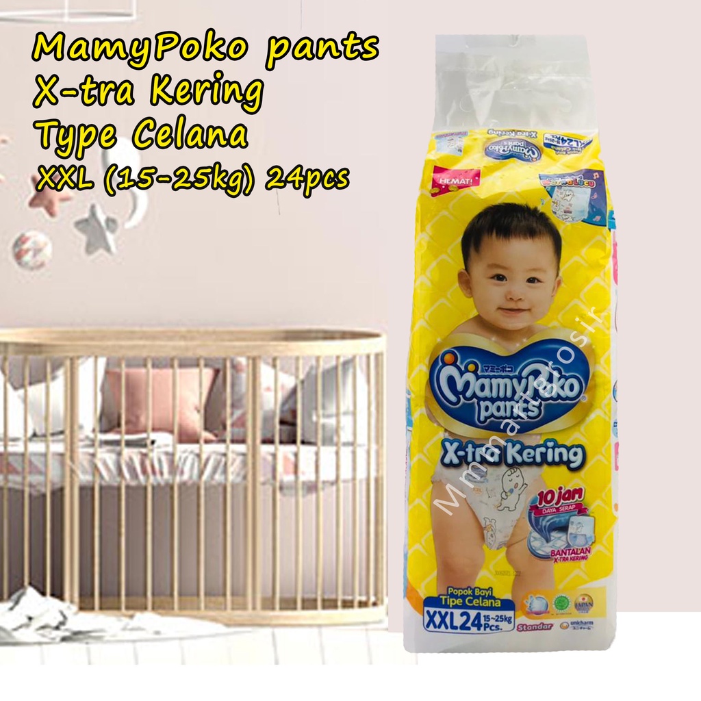 Mamy Poko Pants / X-tra Kering / Pampers XXL / 24pcs