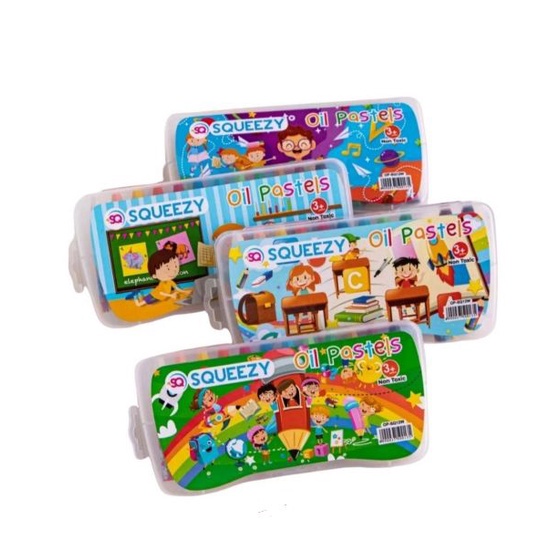 

Crayon Anak set 12 warna gambar kartun Krayon Oil Pastel Aman murah