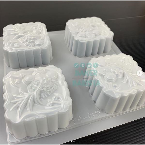 Cetakan pudding Mooncake Square YT-058 / cetakan puding mooncake