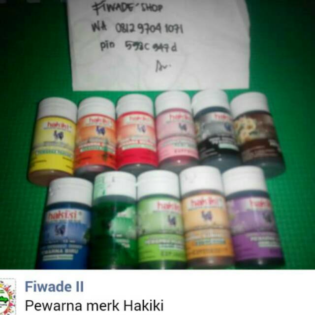 

Fiwade'shop ; PEWARNA HAKIKI