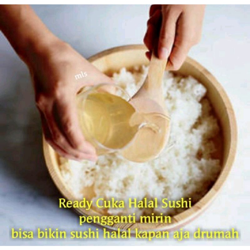 

Sushi seasoning 100 ml 200 ml cuka sushi vinegar mirin halal bahan sushi cuka nasi bento kimbap murah promo