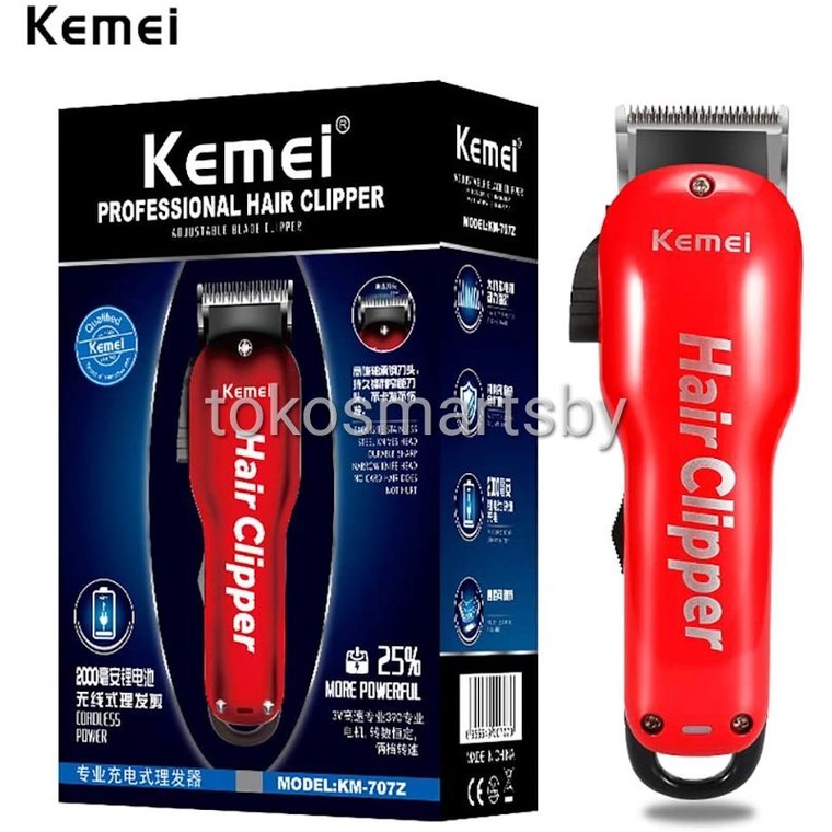 Alat Cukur Rambut Kemei km 707Z hair clipper km707z Barber Cordless CAS Cukuran Original