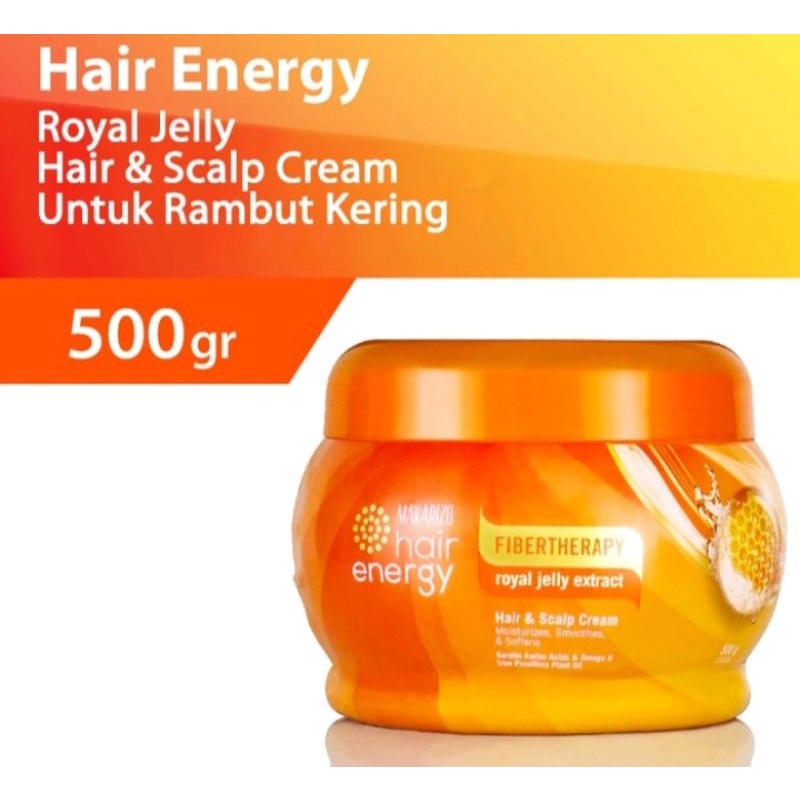 Makarizo creambath 500ml/makarizo hair energy fibertherapy