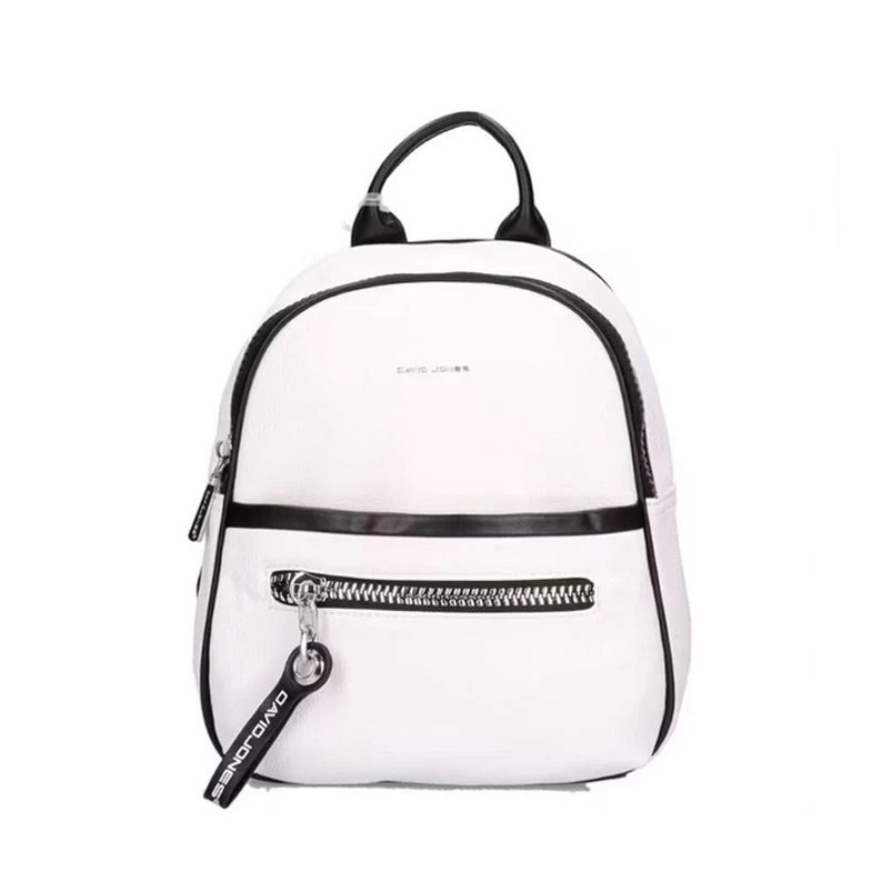 David Jones White Tas Backpack Wanita Branded Ransel