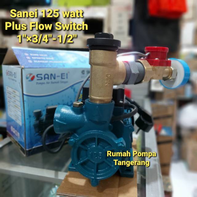 Pompa air dorong pompa booster merk sanei 125 watt