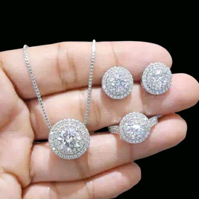 Set Perhiasan Berlian Replika Set Perhiasan Replika Berlian Lapis Emas Xuping Set Set Replika Berlia