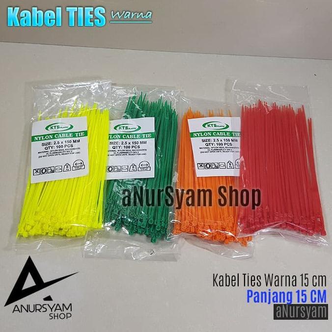 

Kabel Ties Warna 15 cm (Isi 100 Pcs) Kabel Tis Warna 15 cm anursy44 Segera Beli