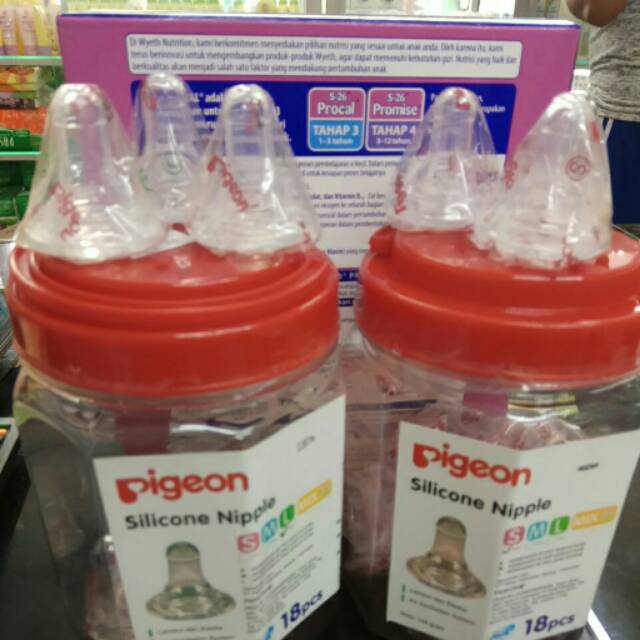 Silicone Nipple Pigeon  size S/M/L