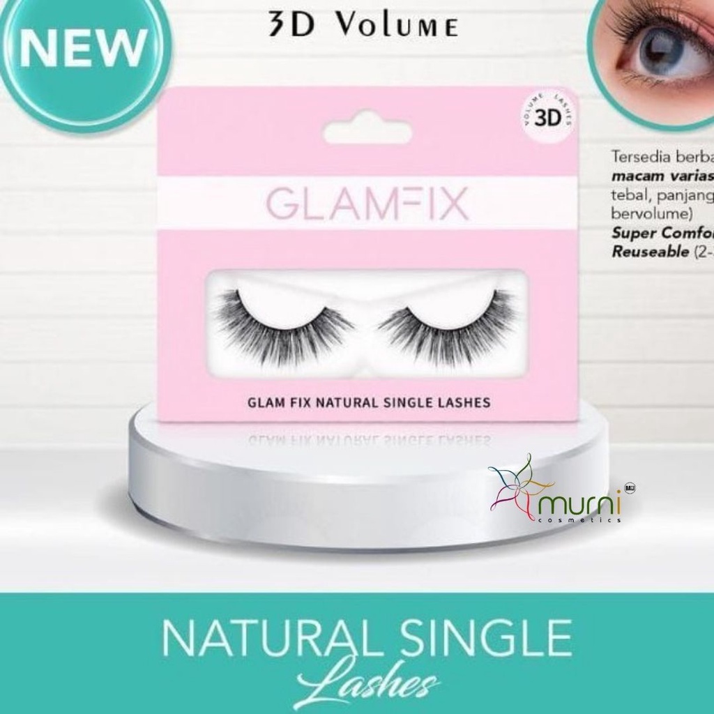 Jual Glamfix Natural Single Lashes Natural Shopee Indonesia