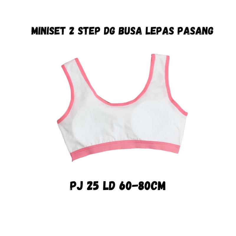 Miniset Anak Perempuan Remaja Cewek ABG SD SMP Beha BH Bra Remaja Mini Set Anak Perempuan Busa