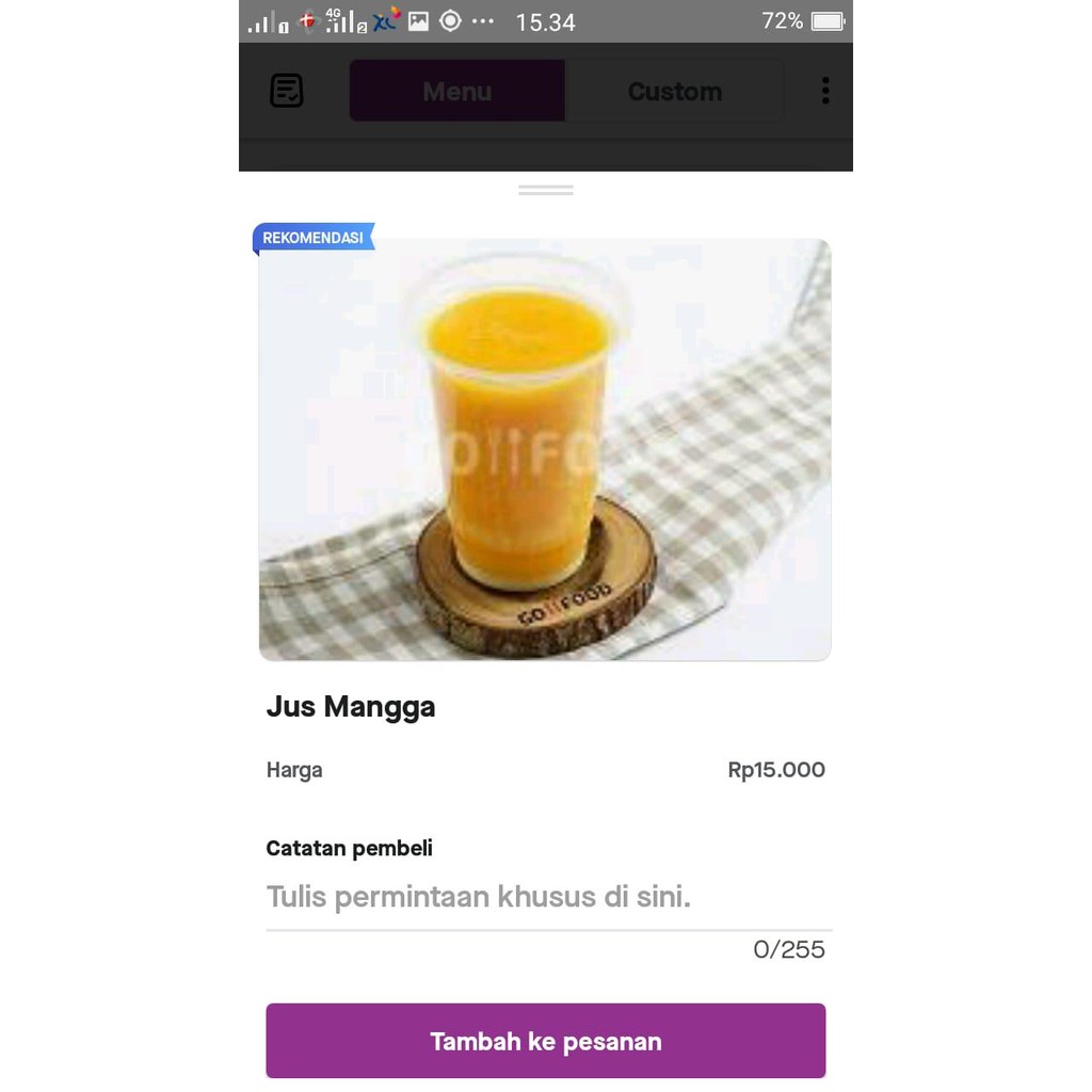 

Jus Mangga