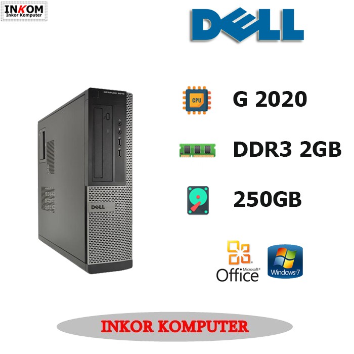 PC Built Up Dell OptiPlex Desktop Mini SFF CPU Dell