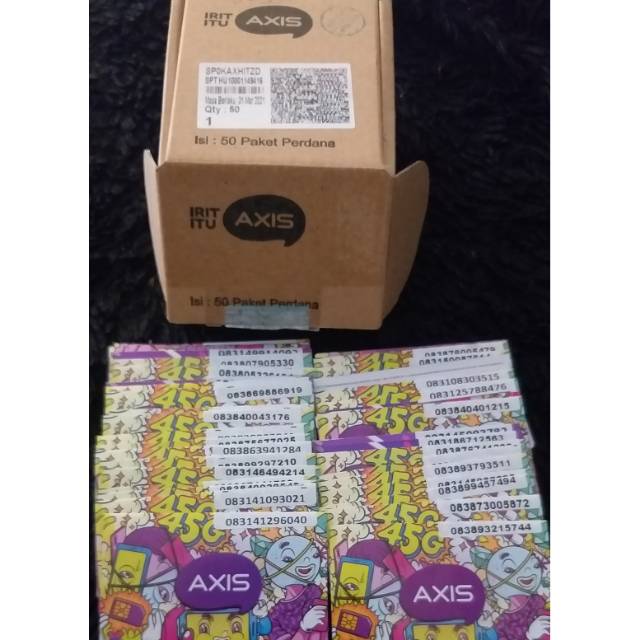 perdana axis nomor acak