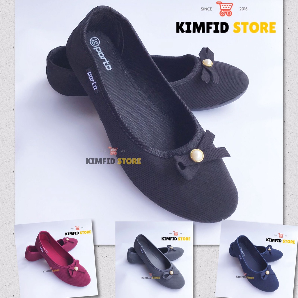 Sepatu balet kain porto BA-201L