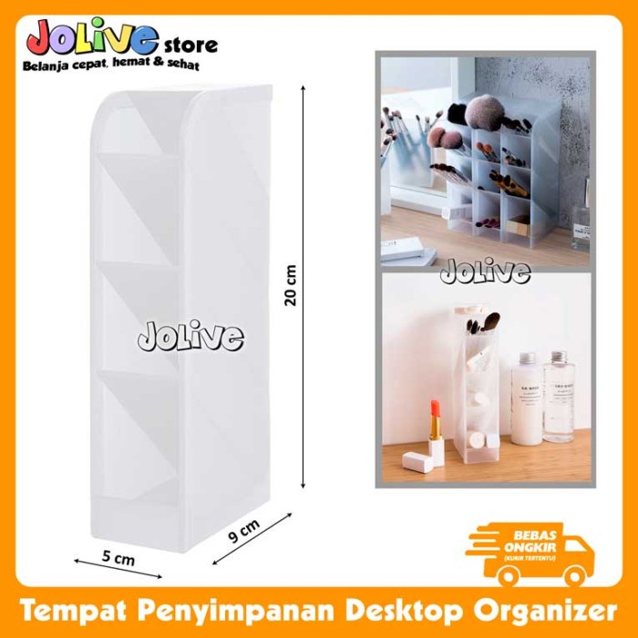 

Terlaris Tempat Pensil Spidol Sendok Kuas Make Up Alat Tulis Desk Organizer Berkualitas