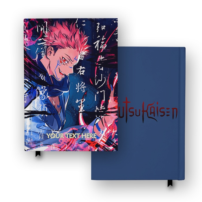 

Notebook Anime Jujutsu Kaisen Yuji Itadori Ryomen Sukuna Hardcover Cosplay Buku Tulis Catatan Custom Nama Notes Agenda Planner Diary Jurnal