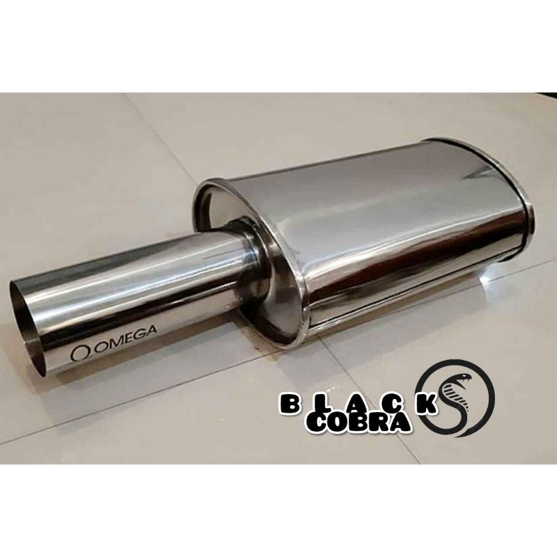 Knalpot Mobil Omega Titan Bass Bulet Gahar