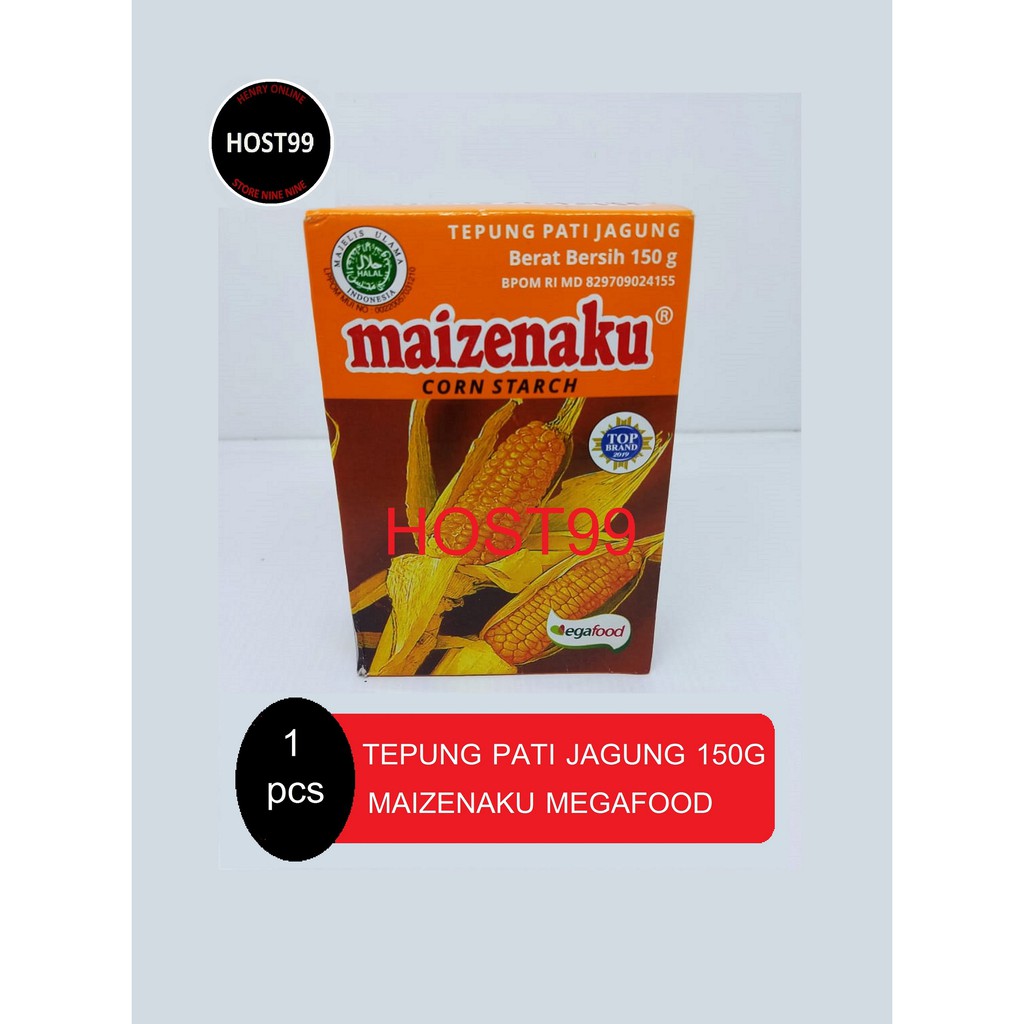 

TEPUNG PATI JAGUNG MAIZENAKU CORN STARCH MEGAFOOD 150G