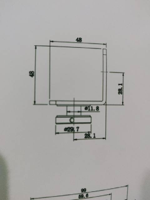 Glass Conector atau Glass clip merk Ocius tipe Octa 3W (kaca ke tembok)