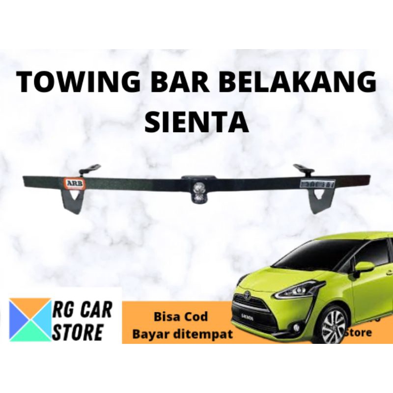 TOWING BAR BELAKANG SIENTA/BESI PELINDUNG BUMPER BELAKANG TOYOTA SIENTA