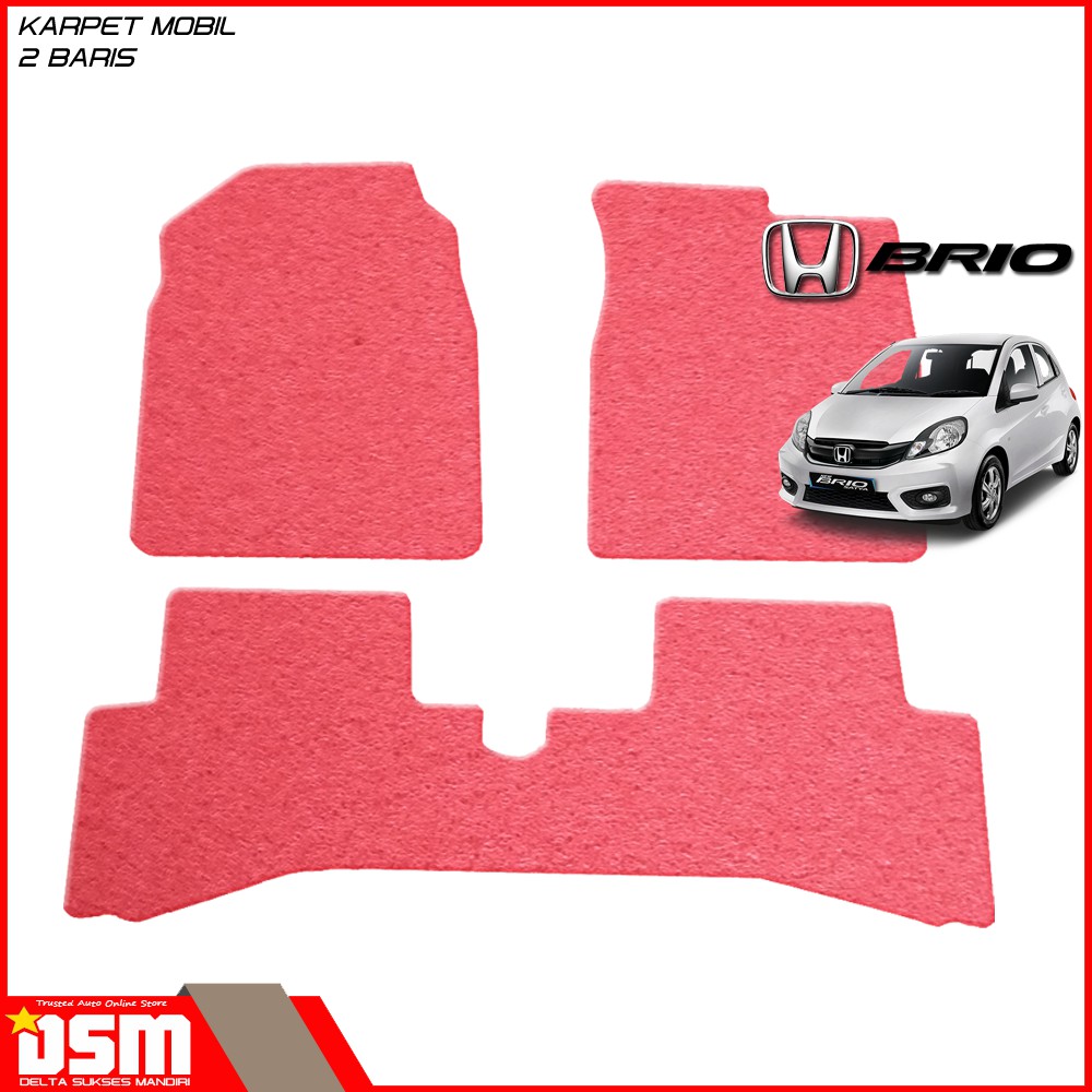 Karpet Mobil Honda Brio - Tanpa Bagasi / Karpet Mie Brio / Karpet Coilmat Brio  / DSM