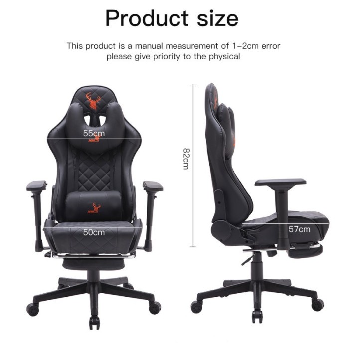 SAGE SG5 Chair Kursi bangku GAMING game With Footrest 180° SG-5