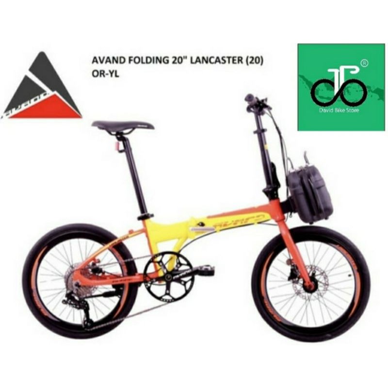 Sepeda Lipat 20" Avand Lancaster 10spd