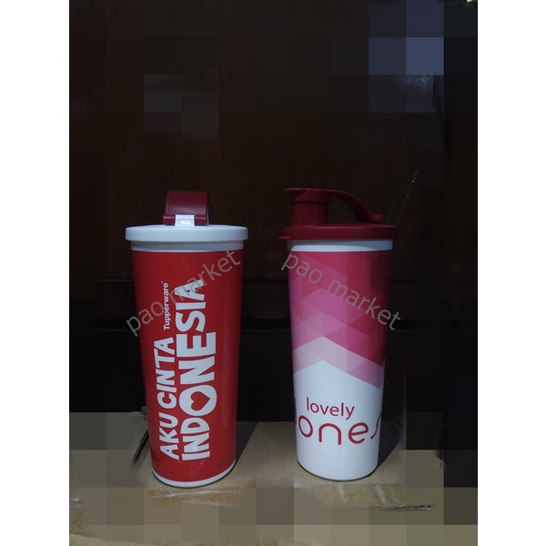 tupperware indonesia tumbler 1 set isi 2 - indonesian tumbler - botol minum tumbler gelas