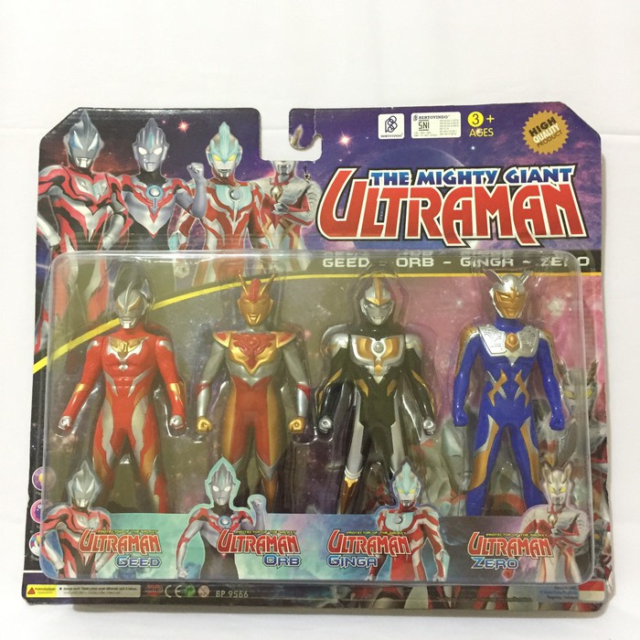 Mainan The Mighty Giant Ultraman - Geed - Orb - Ginga - Zero