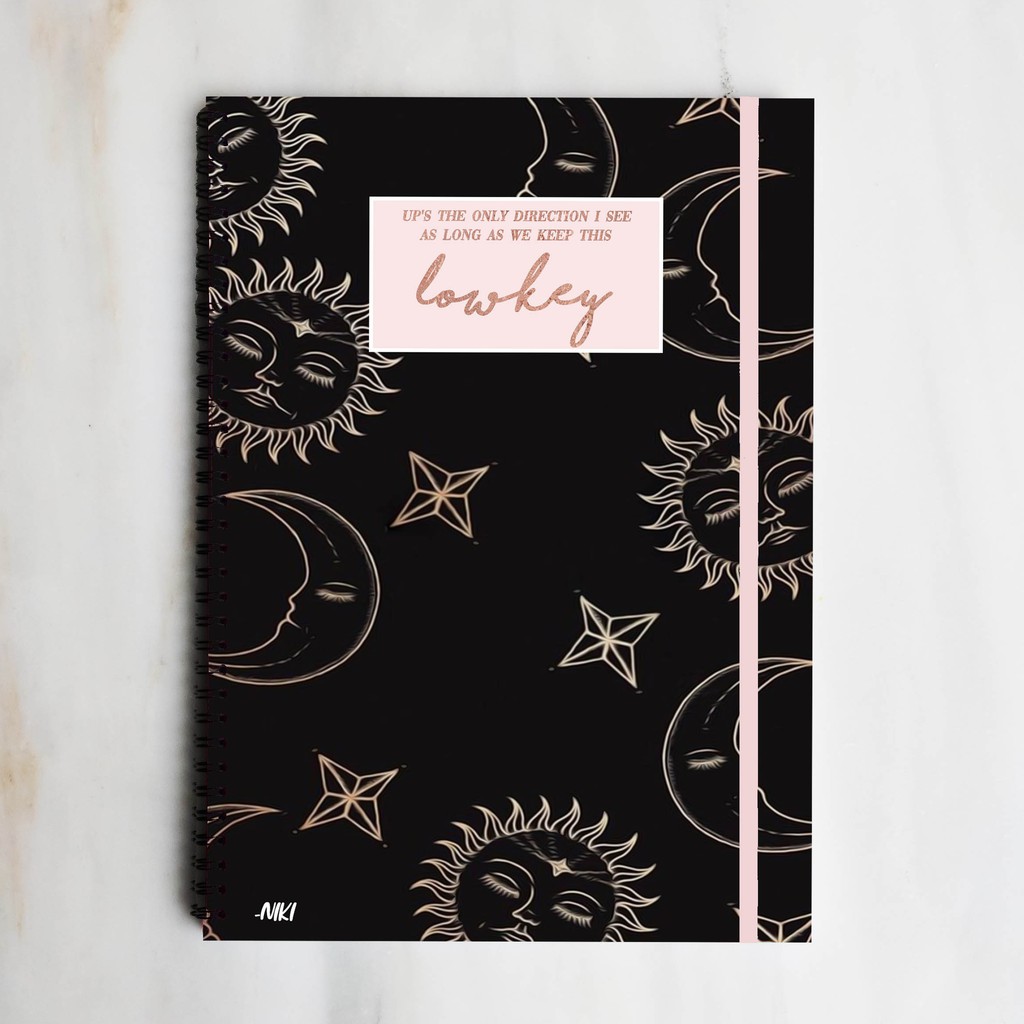 

NIKI LOWKEY SONG Quote Spiral Ruled Notebook Diary Journal Office School Supplies Buku Tulis