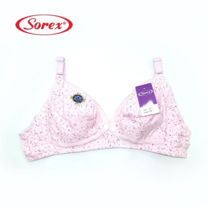 Sorex Nursing Bra 8110/ BH Menyusui Tanpa Kawat Motif Bunga Cantik