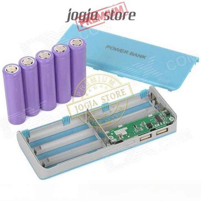 Kotak Powerbank DIY Case Power Bank Rakit for 5 PCS Baterai 18650
