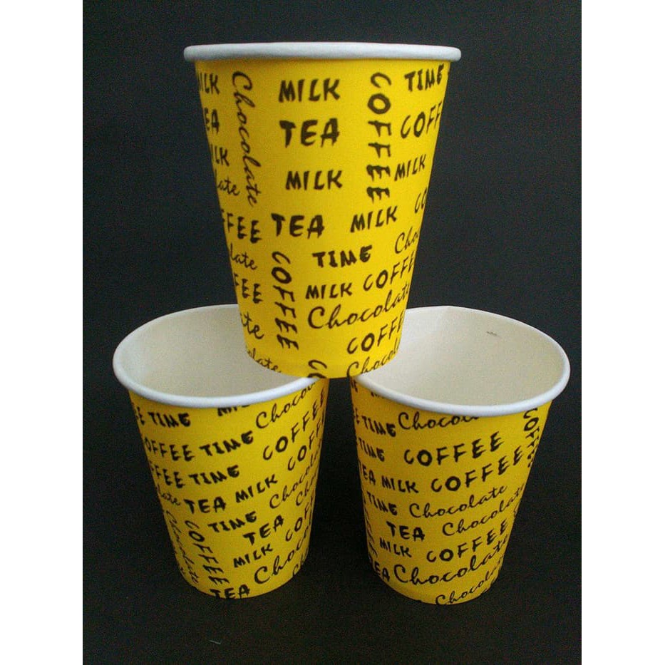 

Paper Cup 8oz isi 50pc Hot Gelas Kopi Teh Panas vnl2717