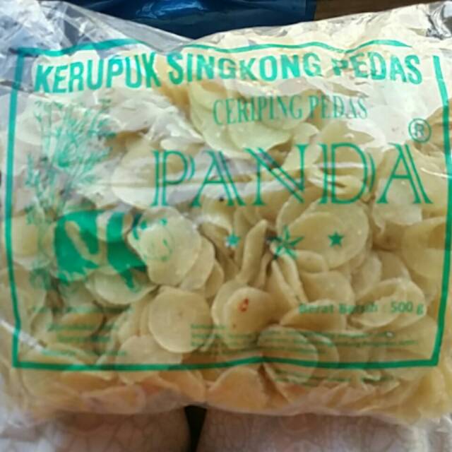

Kerupuk singkong pedas Cap PANDA