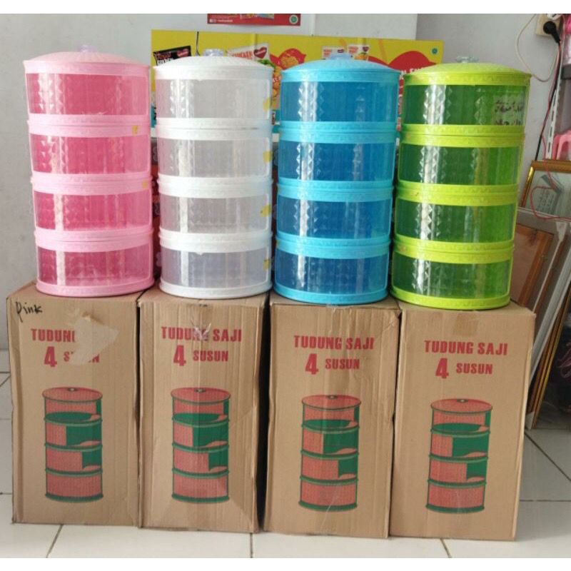 Tudung saji 4 susun diamond tudung saji anti debu