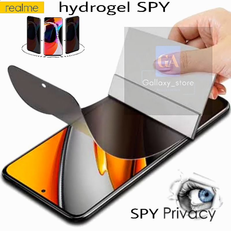 HYDROGEL ANTI SPY REALME 2 PRO 3 PRO 3i 5 PRO 5i 6 PRO 6i 7 PRO 7i 8 5G PRO C1 C3 C3 C11 C12 C15 C17 C20 C21 C21Y C25 C25S 9 9i NARZO 50i 20 PRO 20A 30 5G PRO 30A GT2 PRO C31 C35 50 5G 50A PRIME C11 2021 9PRO+ 8i C25Y GT NEO 3 C30 c33 10