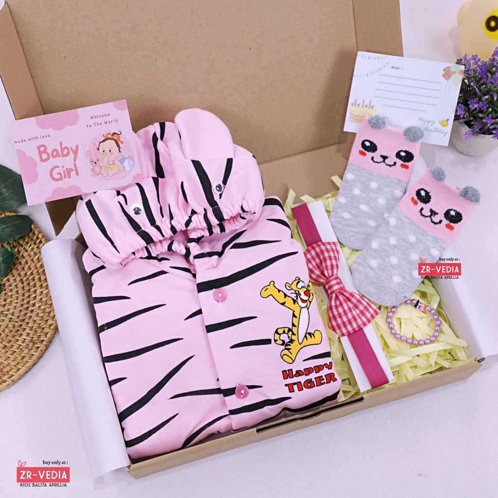 [SMILE] Hampers Jaket Baby Girl 0-12 Month / Kado Lahiran Bayi Perempuan Hadiah New Born Gift Bulan