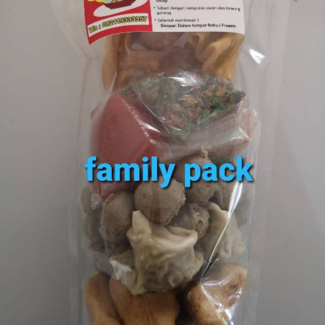 

Bakso frozen - bakso cak masrur paket family