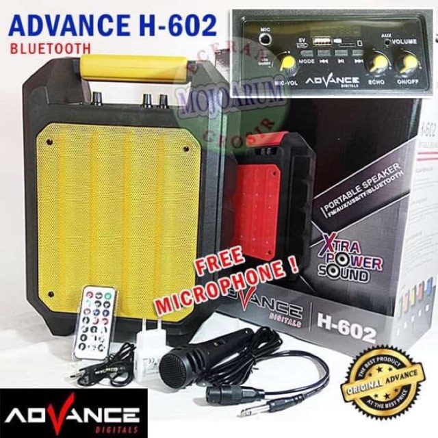 Ampli meeting Advance Portable speaker bluetooth+mic H-602