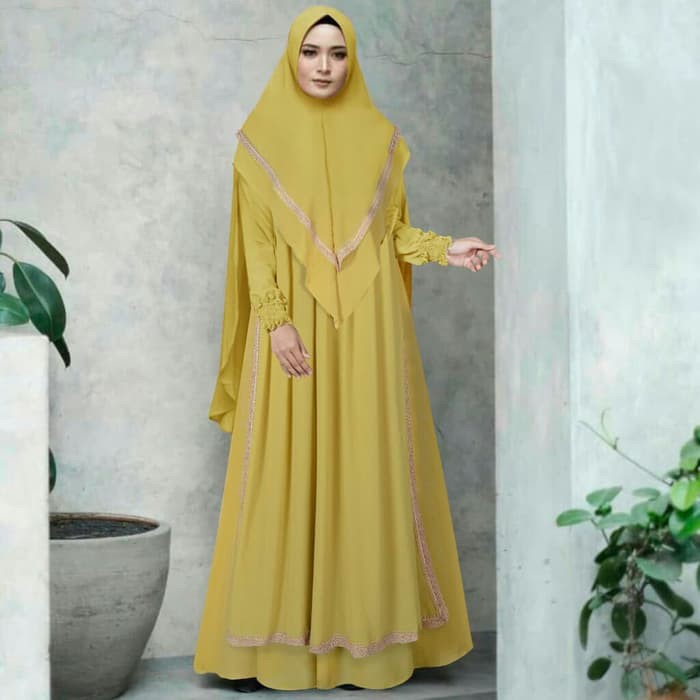 Baju - Muslim Wanita Dres Gamis Syari Pesta Maxi Terbaru Humaira