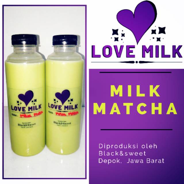 

LOVE MILK minuman olahan susu dengan banyak macam rasa minuman kekinian botol 250ml enak nikmat