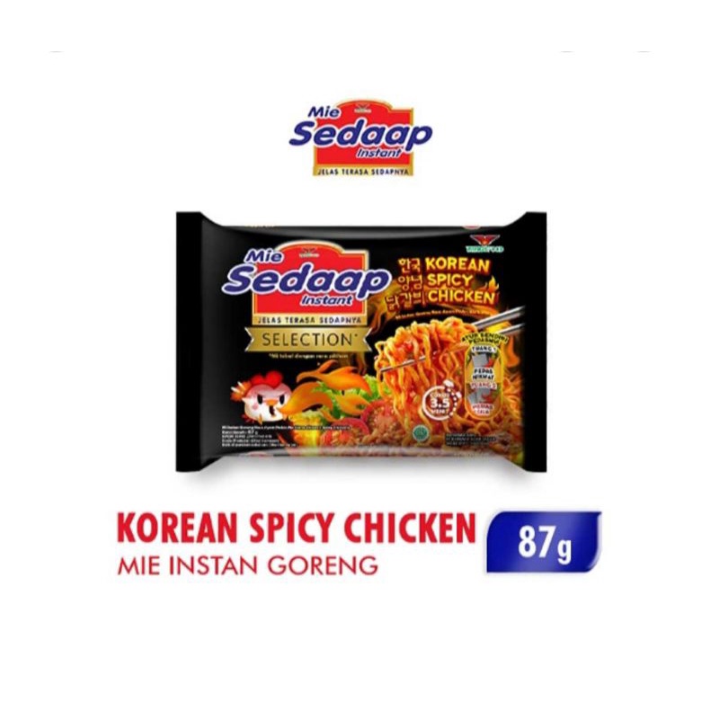 

Sedaap Mie Instant Goreng Selection Korean Spicy Chicken 87 g
